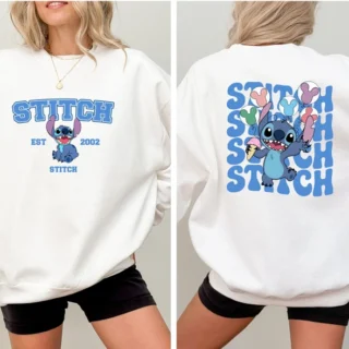 Capuche de Couple Stitch Disney Est. 2002