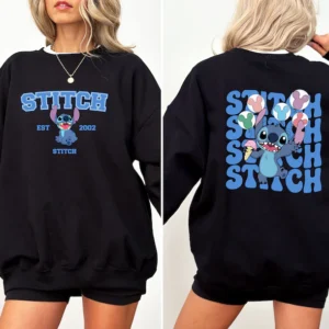Capuche de Couple Stitch Disney Est. 2002