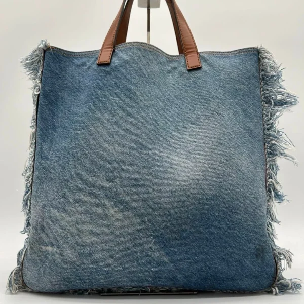 Sac Cabas FENDI ROMA en Jean et Cuir