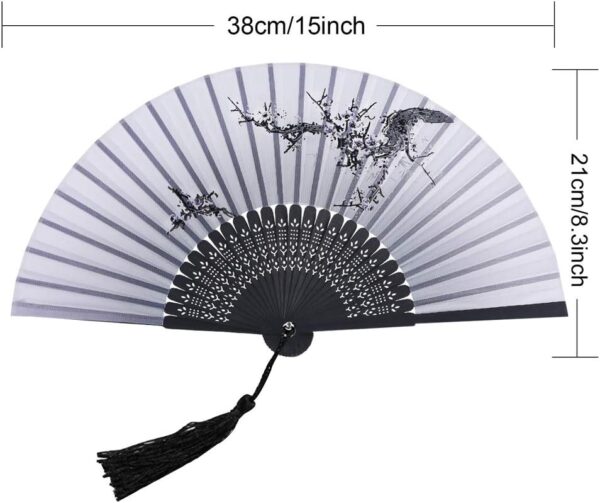 Éventails Asiatiques – Lot de 3 pièces