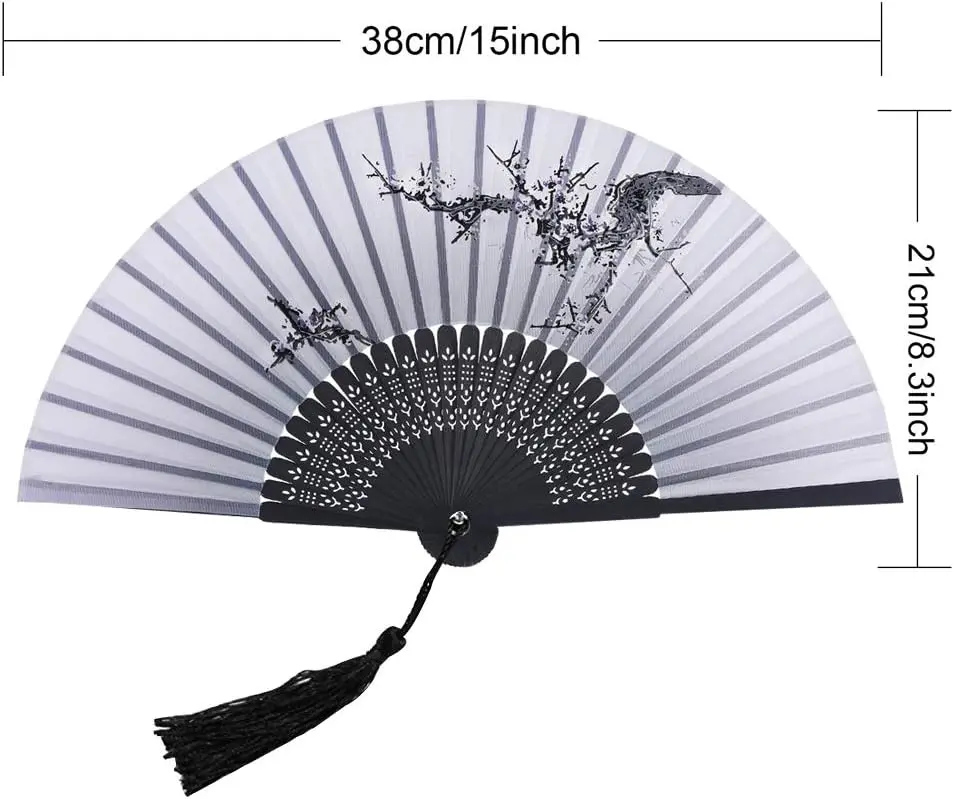 Éventails Asiatiques – Lot de 3 pièces