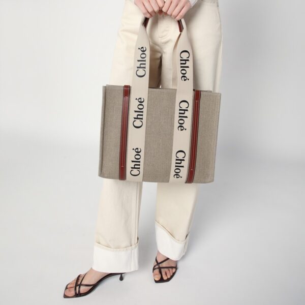 Chloé Sac Cabas Beige Médium – Élégance et Praticité