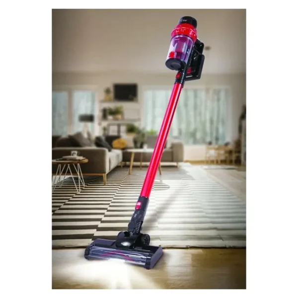 Aspirateur KIWI Vertical Sans Fil | KVC- 4040 - 0.8 Litres - Rouge