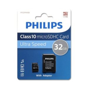 CARTE MEMOIRE MICRO SD PHILIPS 32 Go