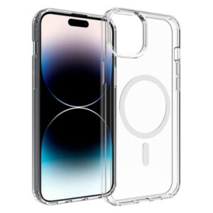 Coque Silicone MAGSAFE Pour IPhone 15 - Transparent