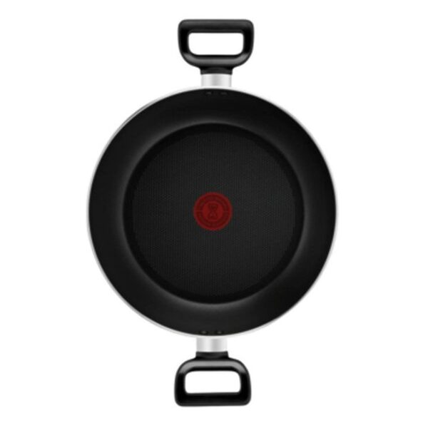 Faitout | TEFAL DELICIA KADAI (24cm) Noir + Couvercle en Verre