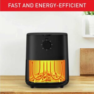 Airfryer TEFAL Easy Fry 3.5 Litres | 1500W - EY130815 - Noir