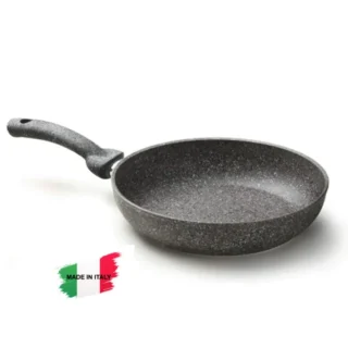 POT ITALIA Poêle GREY STONE / 24CM / GRIS