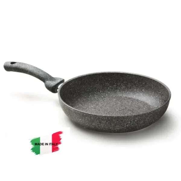 POT ITALIA Poêle GREY STONE / 24CM / GRIS
