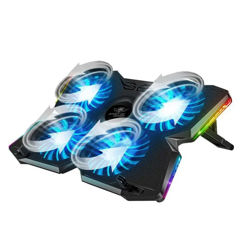 Refroidisseur AIRBLADE 700 RGB pour ordinateur portable 10 à 17, RGB, 6