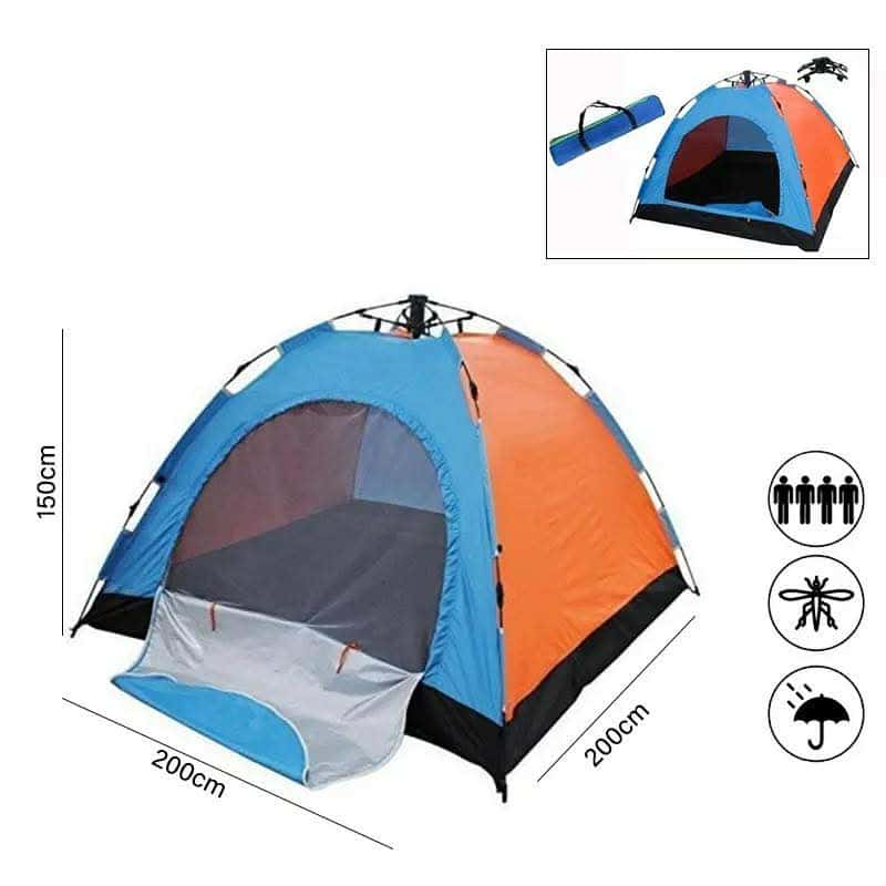 Tente - TD® - 240*240*155CM - Ouverture automatique - Imperméabilité 1000 mm - 4 places