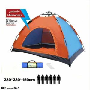 Tente de Camping Automatique 6 Personnes – 230 x 230 x 150 cm