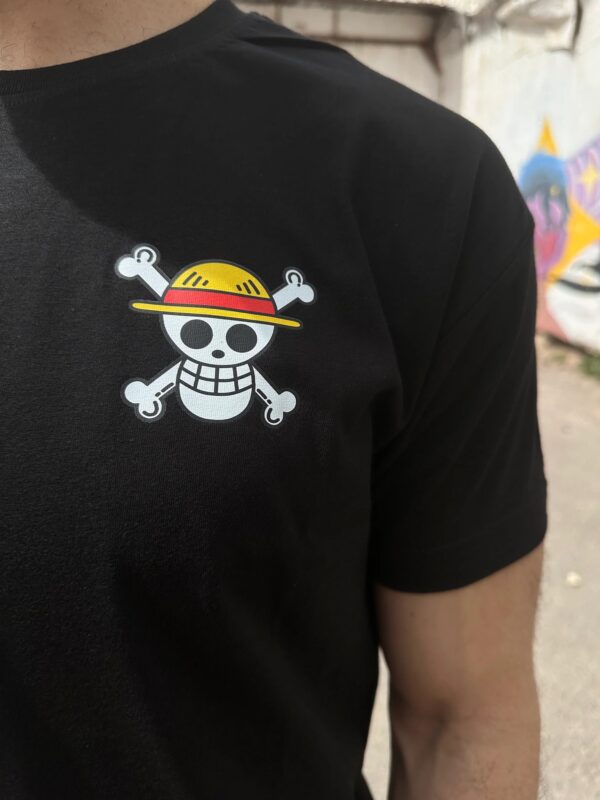 T-shirt Luffy One Piece noir