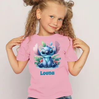 T-shirt Enfant Disney Stitch – 100% Coton