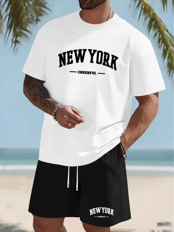 Ensemble Short et T-shirt New York Cheerful | Vente en ligne Tunisie