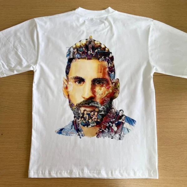 Tshirt Messi Art 100% Coton - vente en ligne tunisie