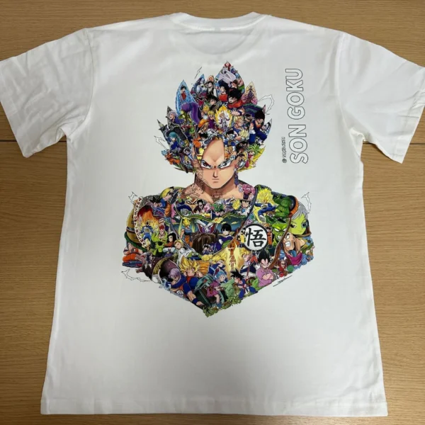 T-shirt Dragon Ball Z – Son Goku Super Saiyan ! Couleur blanc