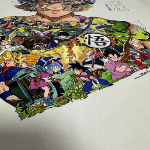 T-shirt Dragon Ball Z – Son Goku Super Saiyan ! Couleur blanc