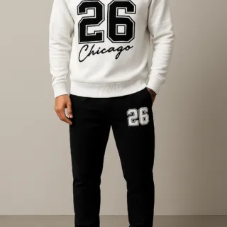 Ensemble homme sweatshirt 100% coton + pantalon – Ref B3