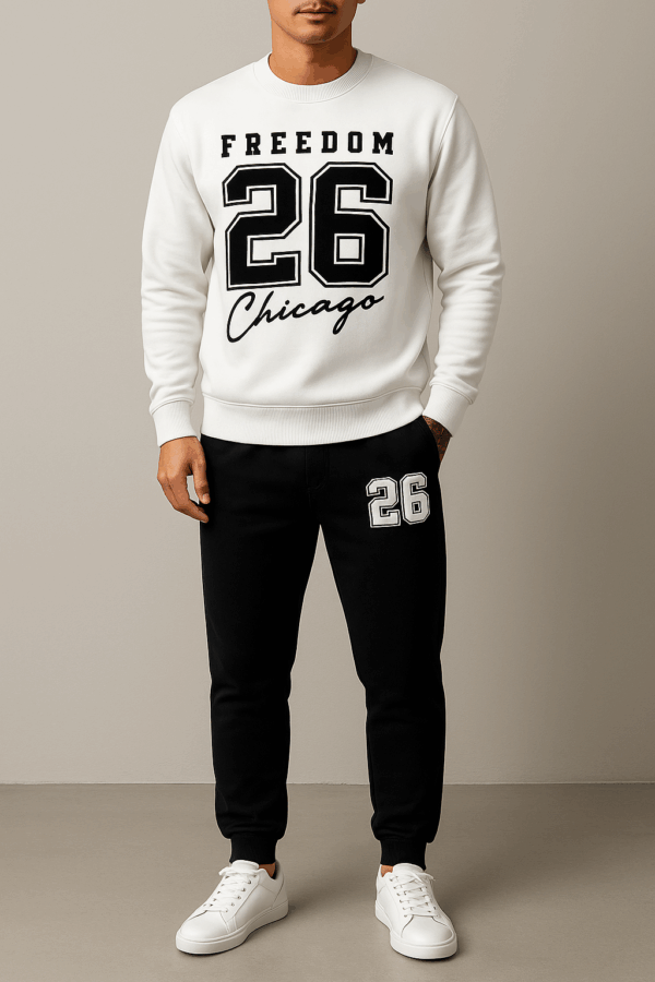Ensemble homme sweatshirt 100% coton + pantalon – Ref B3