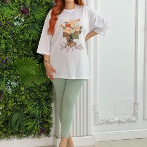 Leaging & T‑shirt Oversize Imprimé vente en ligne