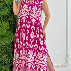 Robe Twinkie Fibranne – Rose Fuchsia & Blanc