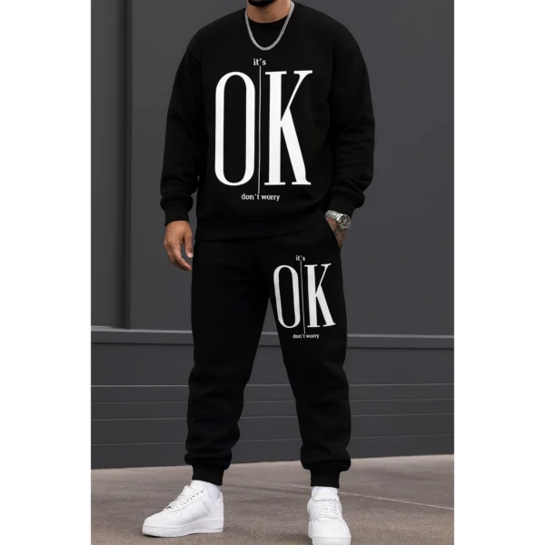 Ensemble homme sweatshirt 100% coton + pantalon - Ref B6