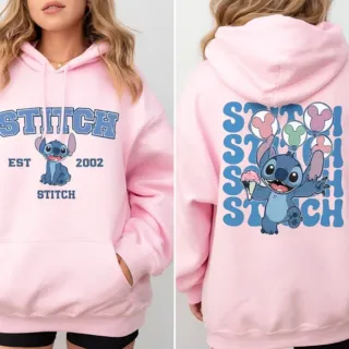 Capuche Rose Stitch Disney Ref C4