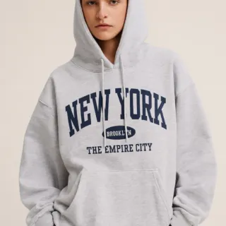 Sweat à Capuche Oversize New York – Avanova Women