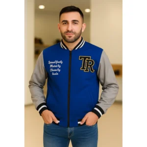 Veste Bleu Homme Tendance