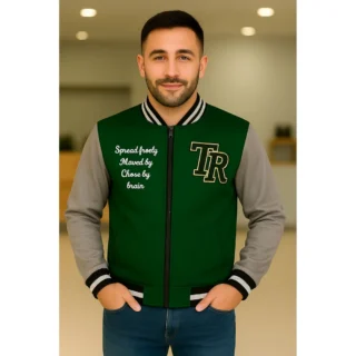 Veste Verte Homme Tendance
