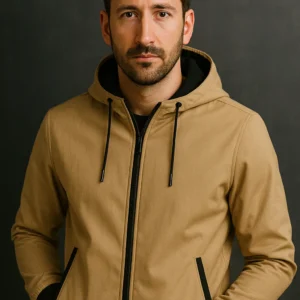 Veste à capuche – Beige