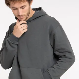 Capuche gris ardoise homme