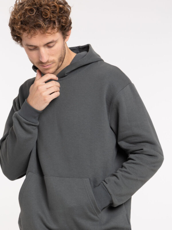 Capuche gris ardoise homme