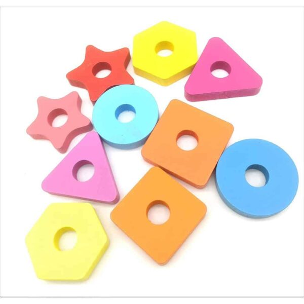 Jeu de coordination œil-main en bois