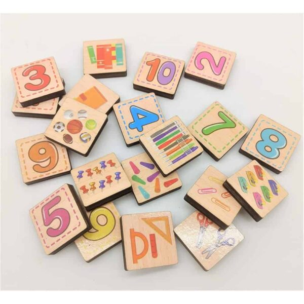 Jeu de coordination œil-main en bois