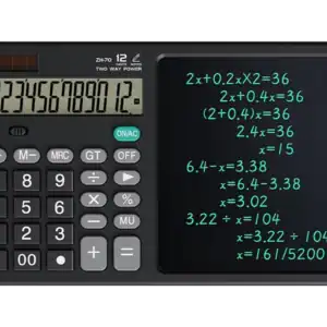 Calculatrice + Bloc-Notes LCD 7"