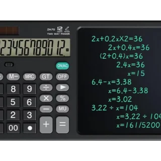 Calculatrice + Bloc-Notes LCD 7"
