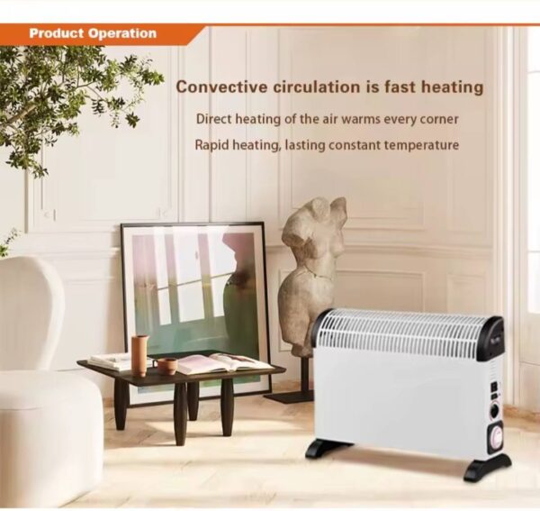 Convecteur Électrique IRONIX 2000 Watts - Blanc