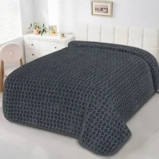 Couverture GRIS 1,5 Place (160 cm x 220 cm) AJ3