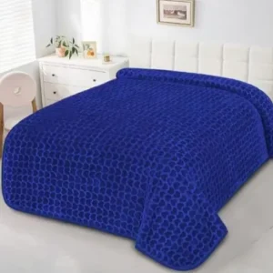 Couverture BLEU 1,5 Place (160 cm x 220 cm) AJ4