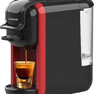Cafetière expresso multifonctionnelle 3 en 1 1450 w avec réservoir