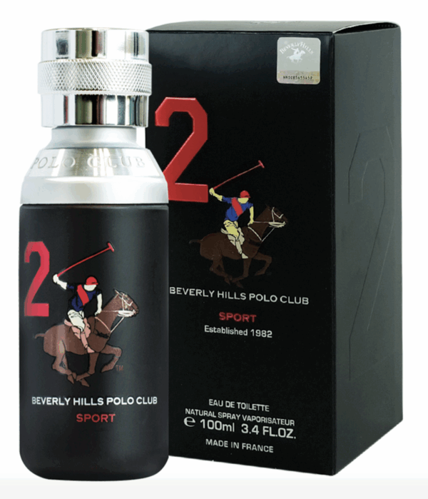 Sport 2 Beverly Hills Polo Club – Eau de Toilette pour Homme 100ml