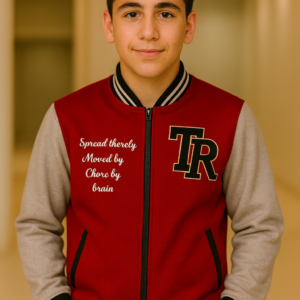 Veste rouge tendance pour garçon