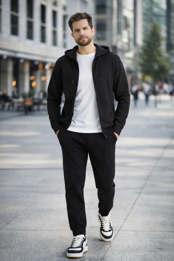 gilet à capuche et pantallon