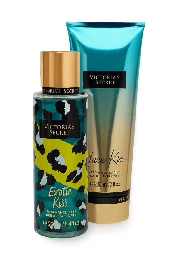 Victoria’s Secret – Exotic Kiss & Aqua Kiss Set (Mist + Lotion)