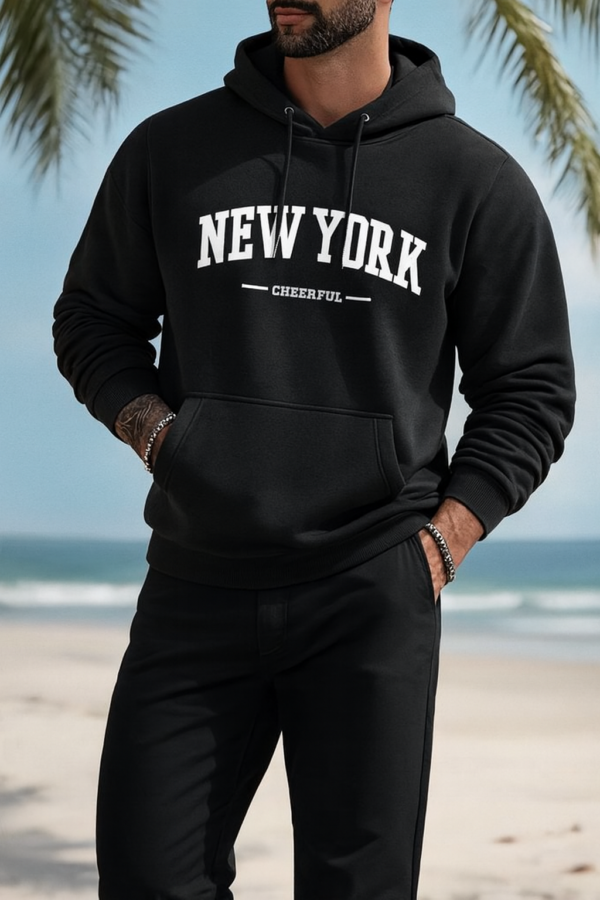 sweat à capuche et pantalllon