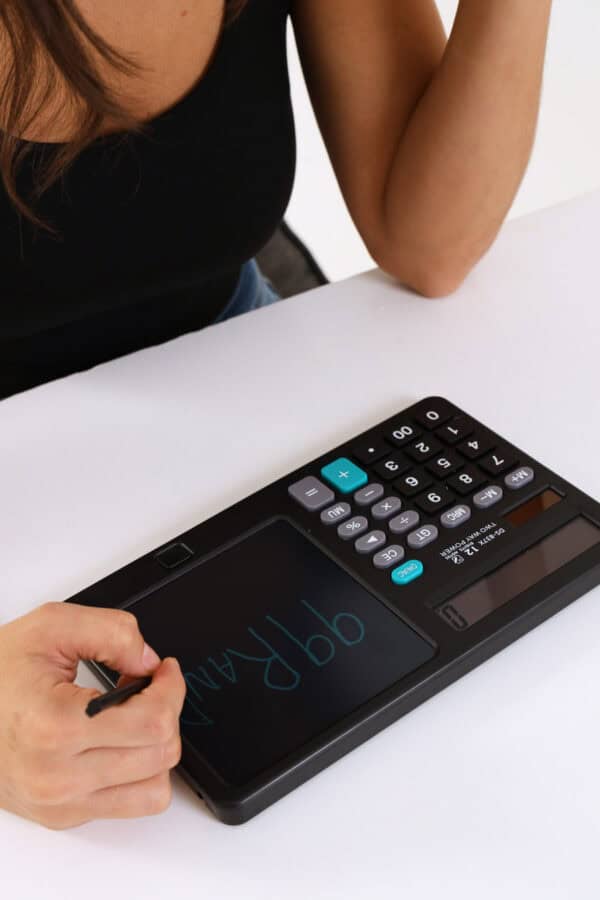 Calculatrice + Bloc-Notes LCD 7"