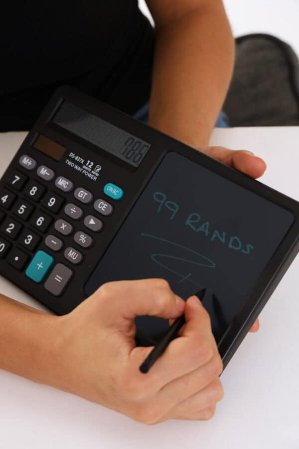 Calculatrice + Bloc-Notes LCD 7"