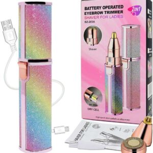 Tondeuse Sourcils & Visage 2-en-1 Rechargeable